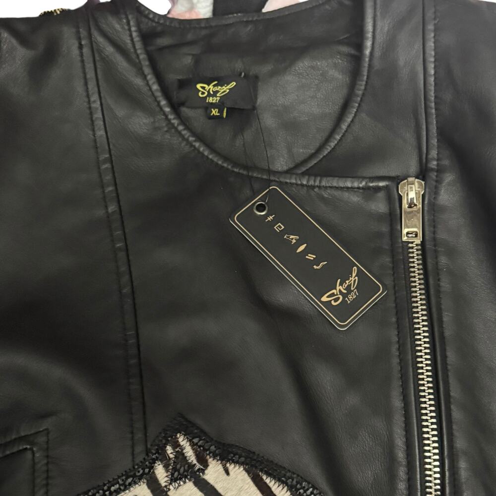 17. NEW Sharif 1827 Lamb Leather Jacket Size XL - Picture 7 of 9